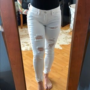 White jeans